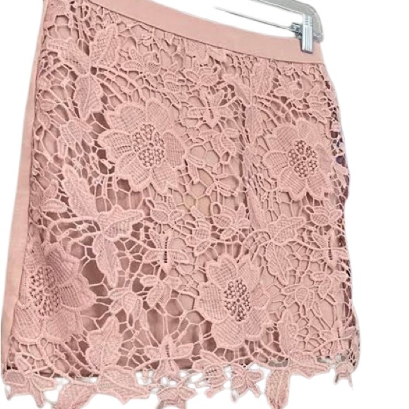 Pink Crochet Overlay Skirt American Eagle - Picture 10 of 10